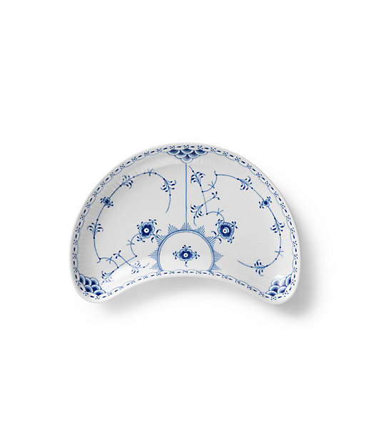 ブルーフルーテッド ハーフレース クレセントディッシュ | ROYAL