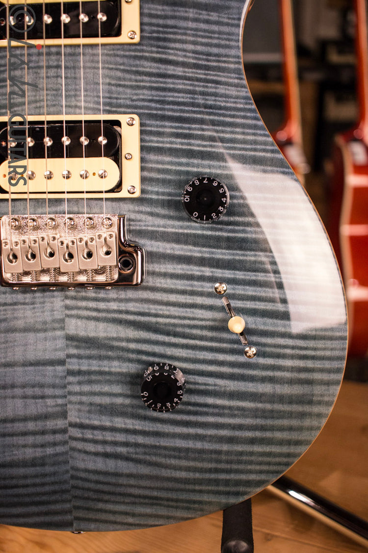 2017 PRS Paul Reed Smith SE Custom 24 Whale Blue Flamed Maple