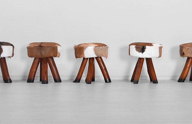 ハラコのファー・スツール｢トラング｣が可愛い - 椅子の店