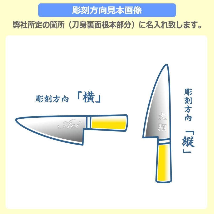 藤次郎 包丁 名入れ カービングナイフ 210mm TOJIRO PRO VG10 F-896