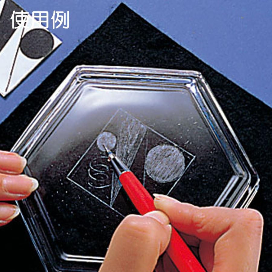 メール便可 ] グラスリッツェン ガラス彫刻針 3本セット : 画材