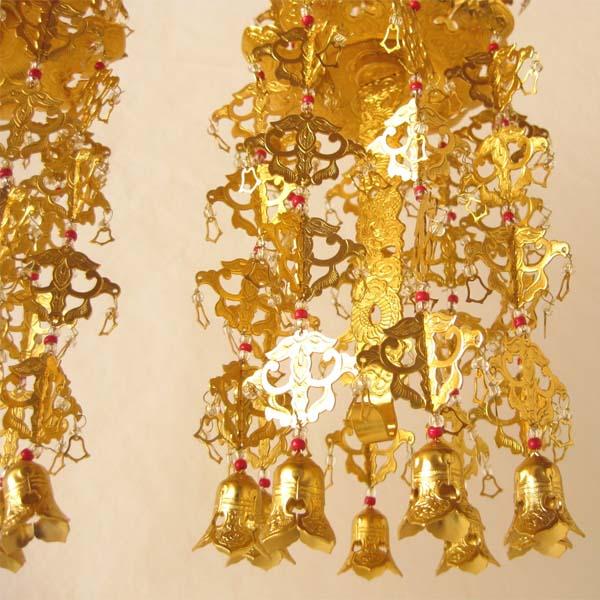 輪灯瓔珞 5寸（一対）東用 : お仏壇のよねはら 仏具 数珠 神棚 - 通販