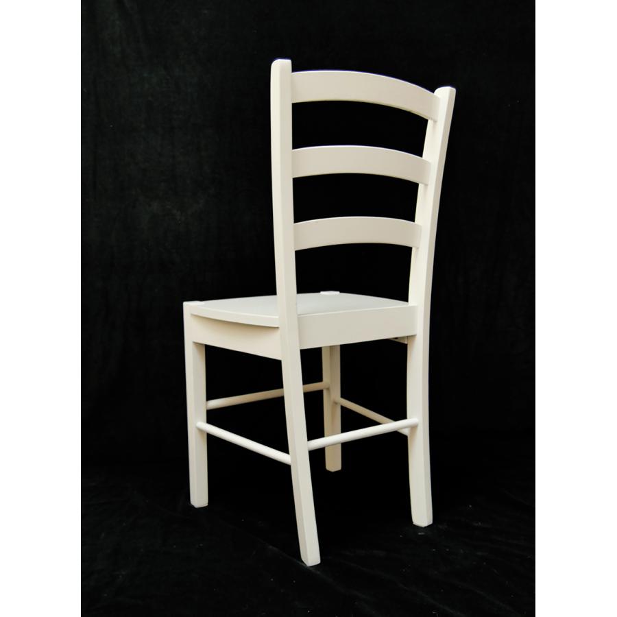 座面高45cm 木製 ダイニングチェア 383 ホワイト 白い おしゃれな