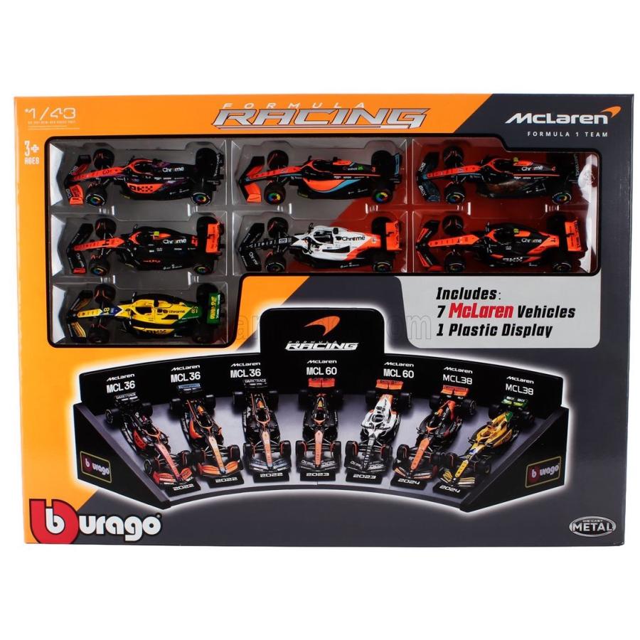 Bburago（ブラーゴ） Burago 1/43 McLAREN F1 スペシャルセット マシン