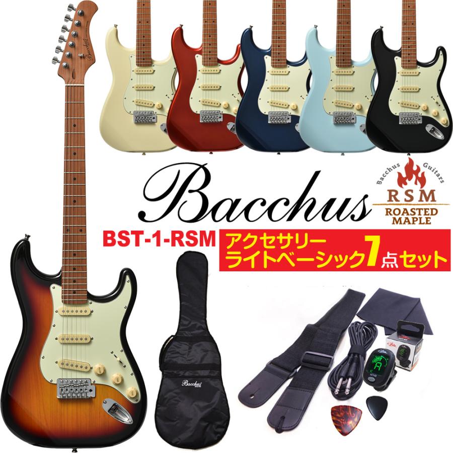 Bacchus（バッカス） Bacchus BST-1-RSM/M エレキギター 初心者 入門 7