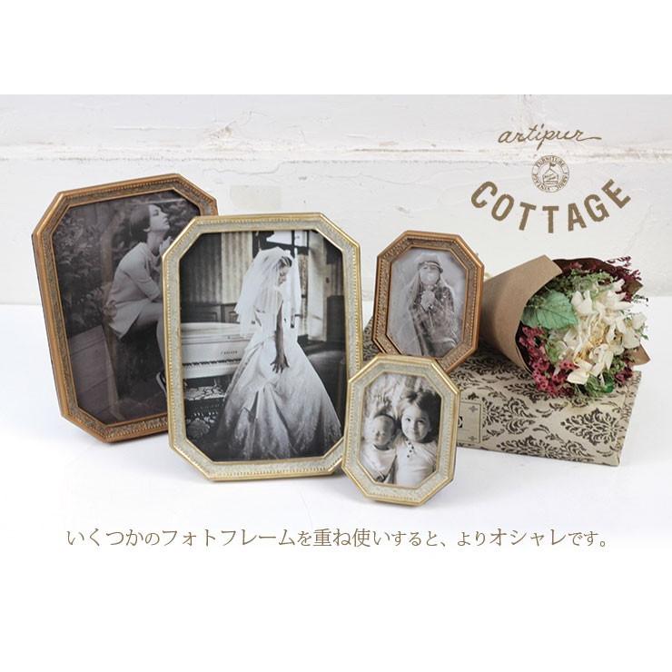 アンティーク風 写真立て フォトフレーム L 19×14cm フォトスタンド