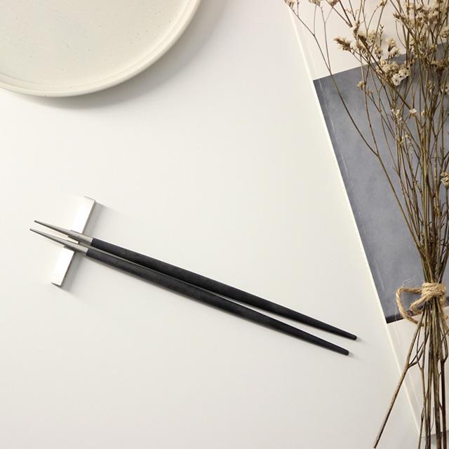 Cutipol（クチポール） Cutipol GOA ゴア ブラック 箸＋箸置きセット