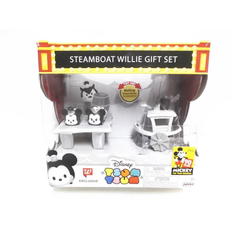 ミッキー&ミニー 生誕90周年記念 蒸気船ウィリー ツムツム PVC