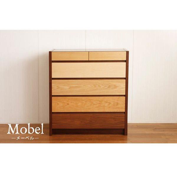 KAGUWORLD 日本製 メーベル 90cm幅 チェスト 5段 たんす タンス 箪笥