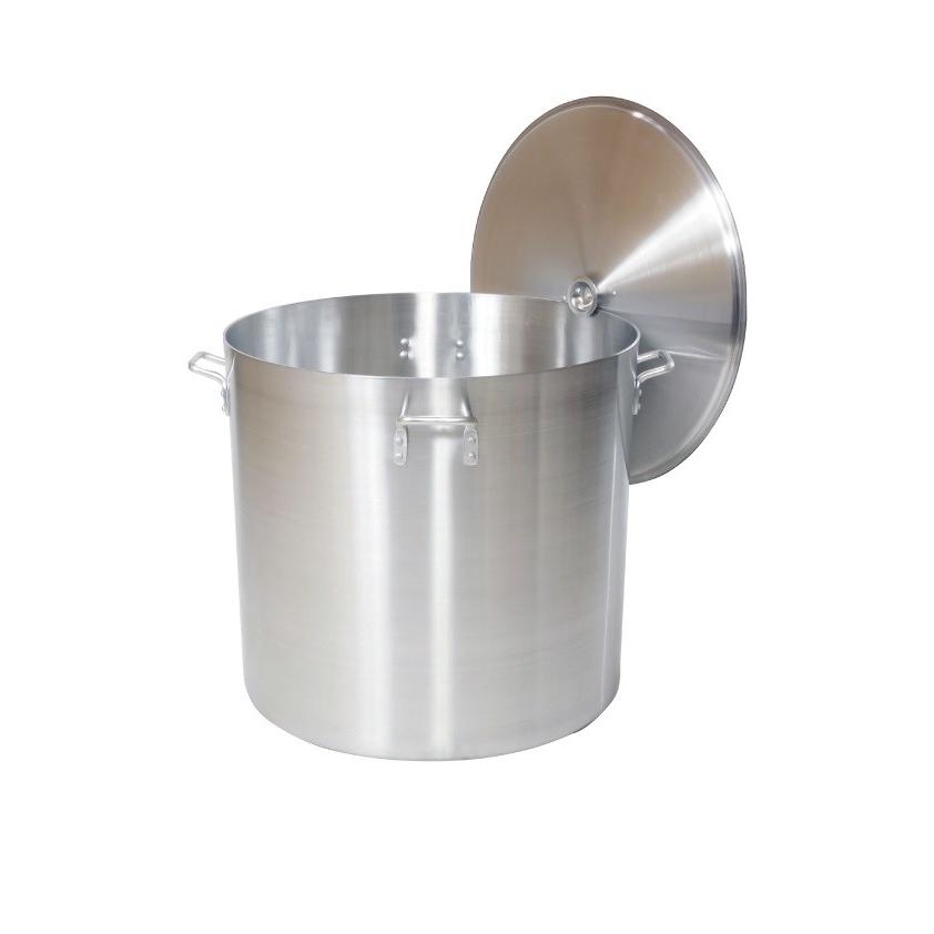 アルミ寸胴鍋 55cm 118L 蓋付き 寸胴鍋 業務用アルミ鍋 両手鍋 アルミ