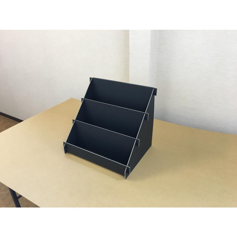 100％再生ダンボール ひな壇 陳列什器 組立式ディスプレイ スタンド 幅