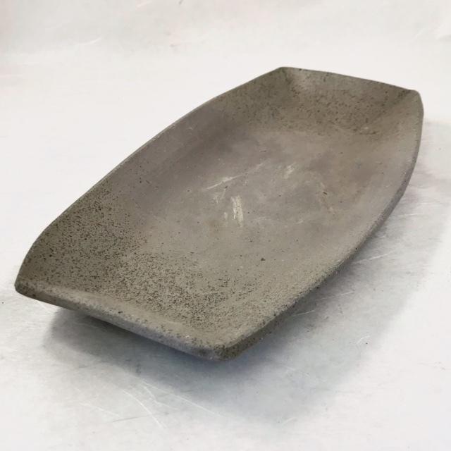 須恵器」舟形皿(大)/津軽金山焼 金山焼 陶器 日本製 手作り 記念品