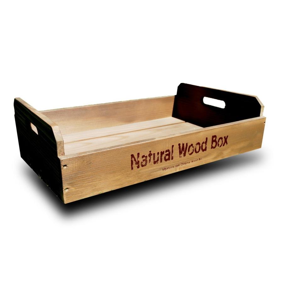 取手型 横1枚板（段）タイプ Lサイズ】マルシェボックス インテリア木