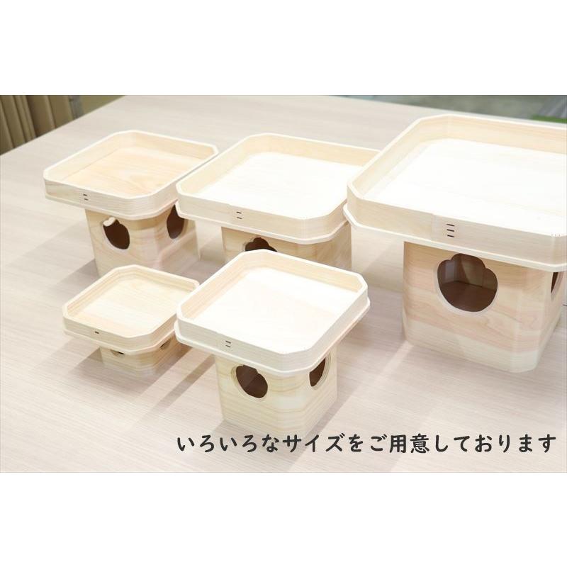 なーむくまちゃん工房 三宝 9寸 ひのき 神棚 神具 鏡餅 御供 祭壇 供物