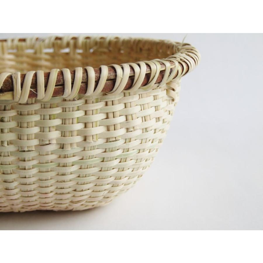 福島奥会津編み組細工慎介さん作 マタタビ米研ぎざる 中 3-4合用