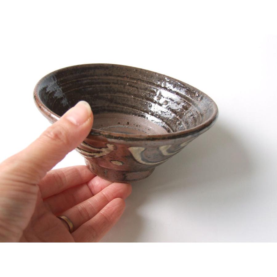 やちむん 民藝 読谷山焼 北窯 宮城正享 4寸マカイ(お茶碗) イッチン