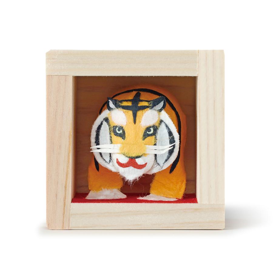 めでたや 干支の置物 虎 おしゃれ 歳ます 寅 正月飾り 和紙 雑貨 日本