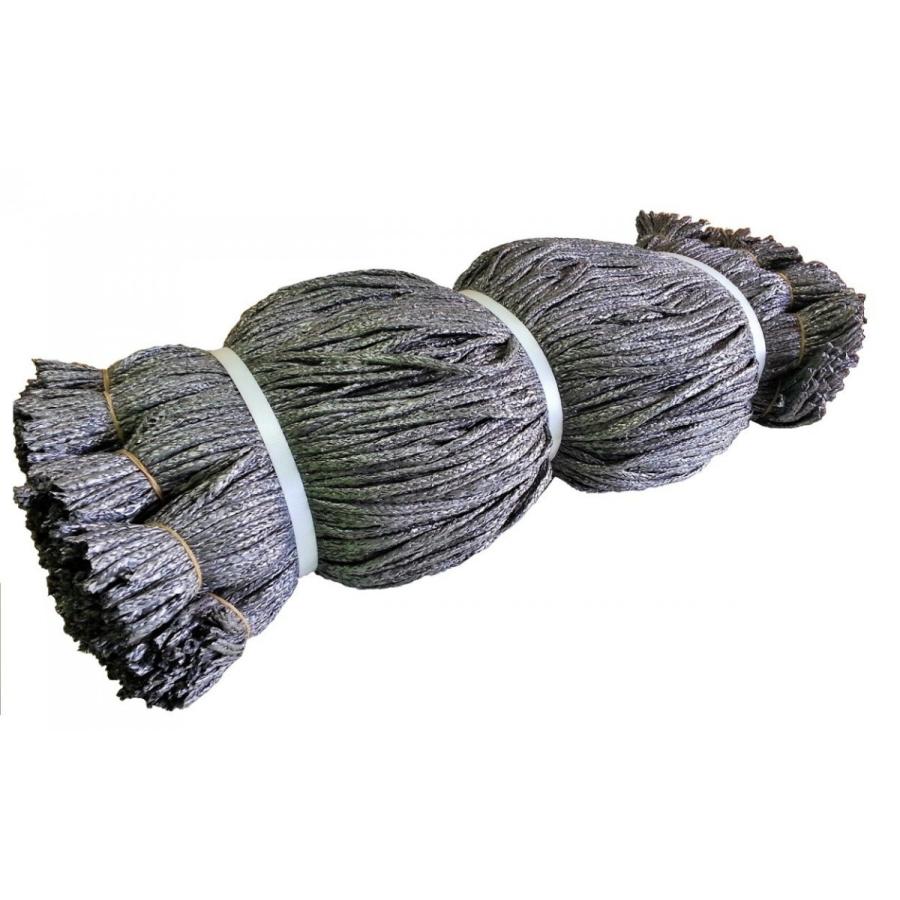 シートひも 60cm 1000本 グレー シートロープ 足場シート用組紐 送料