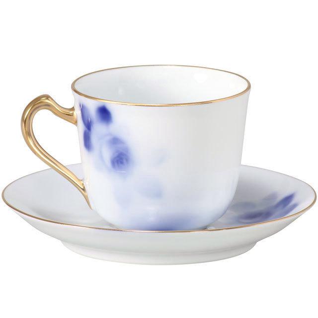 大倉陶園 【大倉陶園公式オンライン】ブルーローズ コーヒーカップ