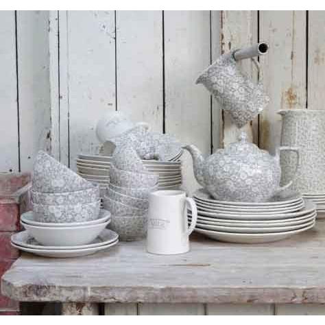 BURLEIGH（バーレイ） ダブグレイ キャリコ プレートM 21.5cm : ティー