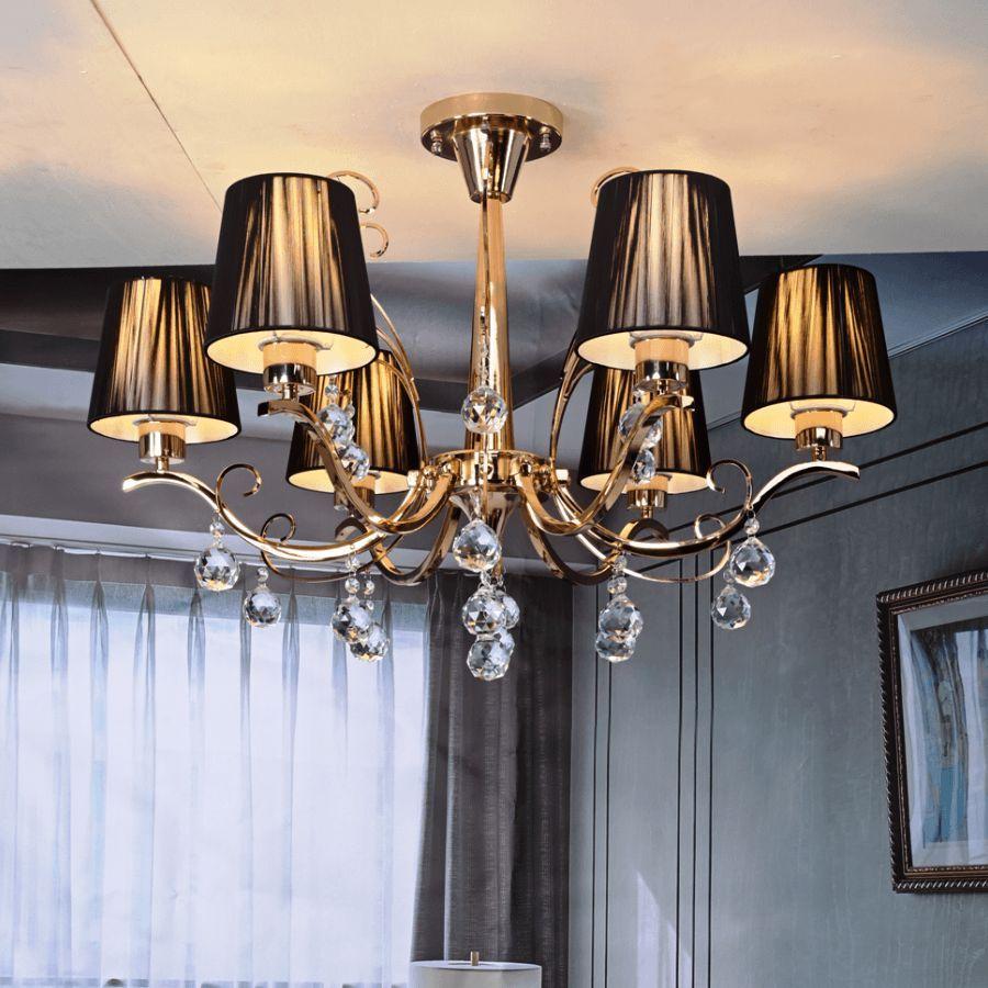 シャンデリア シーリングライト アンティーク 照明器具 天井照明 LED