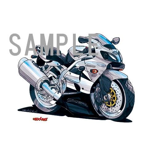 イラスト カワサキNinja ZX-6R（銀） : MotorParade - 通販 - Yahoo