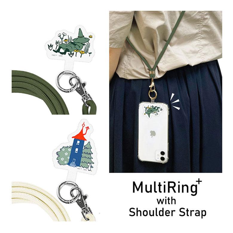 マルチリングプラス ストラップ セット ムーミン スマホショルダー