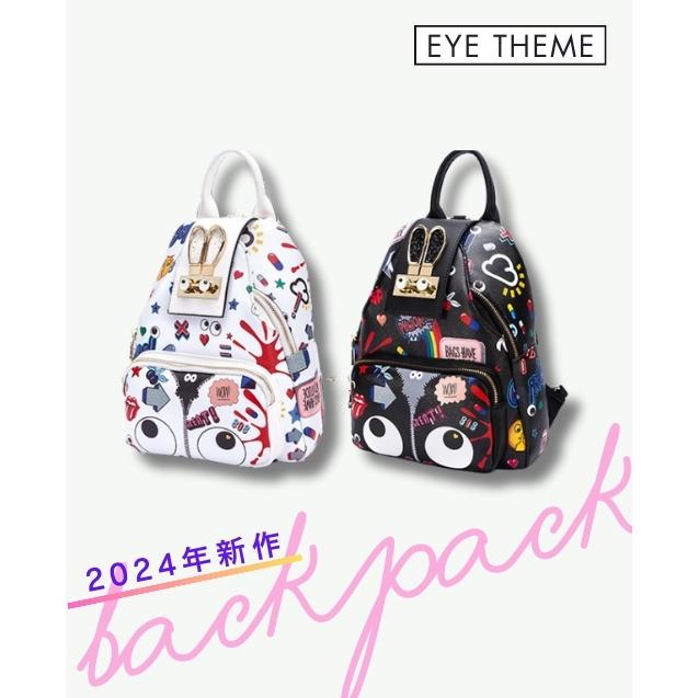 新作 EYE THEME ウサギの金具 高い収納力 レディース バックパック