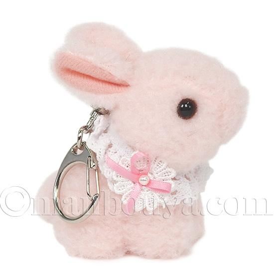 うさぎ ぬいぐるみ ピンク キーホルダー たけのこ TAKENOKO JOYFUL
