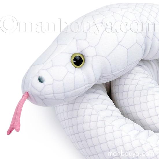 ヘビ 白蛇 ぬいぐるみ リューシ リアル 大きい シロヘビ リューシズム