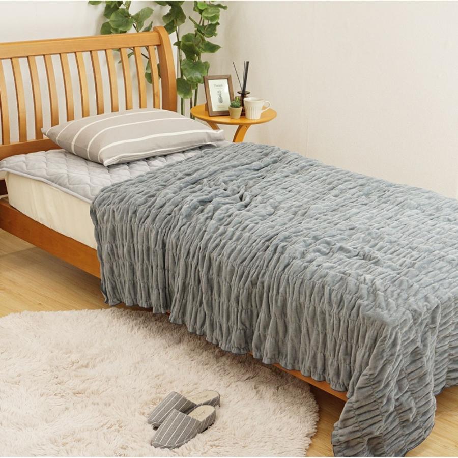 ロマンス小杉 ふかふかケット 毛布 シングル 発熱コットン ウォーム