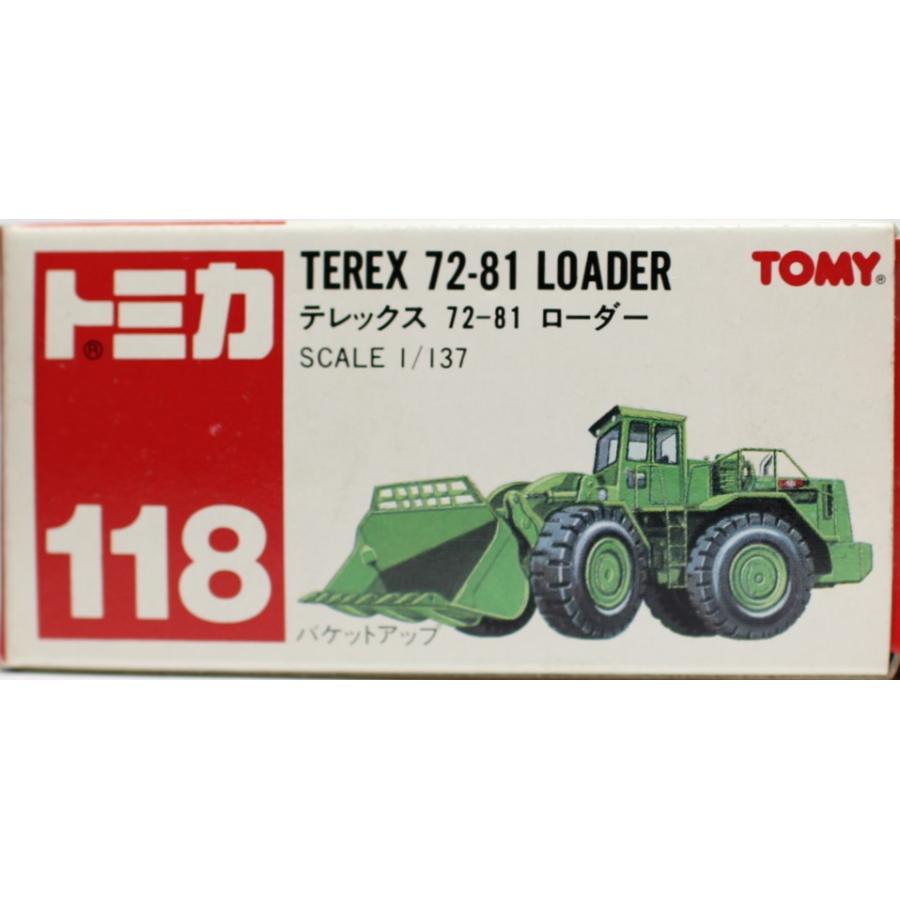 新品 トミカ テレックスローダー 118 赤TOMYロゴ 240001009354 : mini