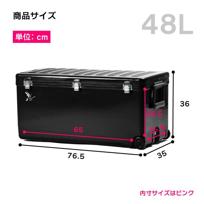 Livewell（リブウェル） クーラーボックス 48L 大型 保冷力 釣り 保温