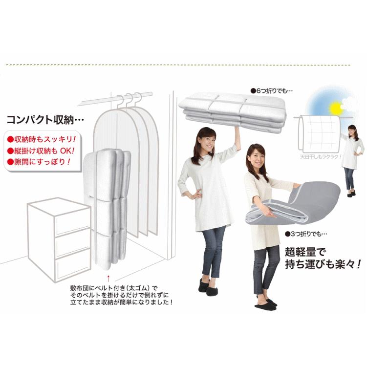 TEIJIN（テイジン） スゴ軽 2 敷き布団 敷布団 シングル 軽量