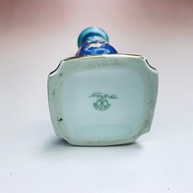 ノリタケ オールドノリタケ ドレッサーセット 6点セット ブルー花紋