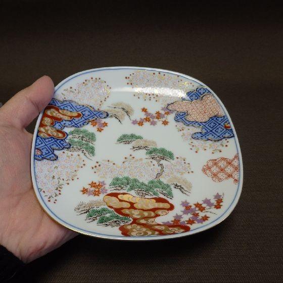 有田焼 賞美堂 春秋文銘々皿揃え（5客）其泉 得トクセール : リビング