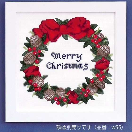 クリスマス クロスステッチキット・木の実のリース : 布がたり ヤフー