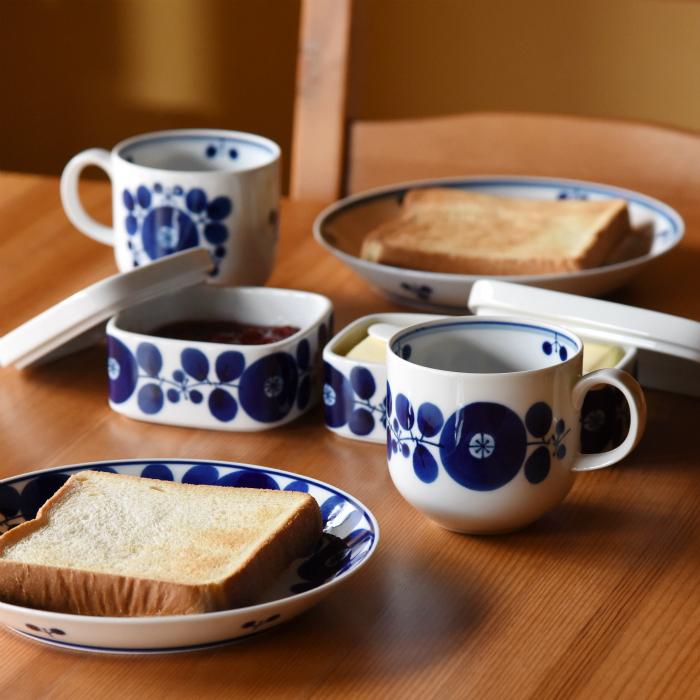白山陶器 和食器 おしゃれ 波佐見焼 マグカップ ブルーム リース