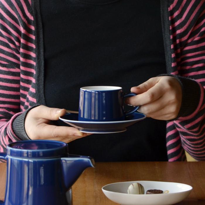 白山陶器 和食器 おしゃれ 波佐見焼 コーヒーカップ ソーサー M型