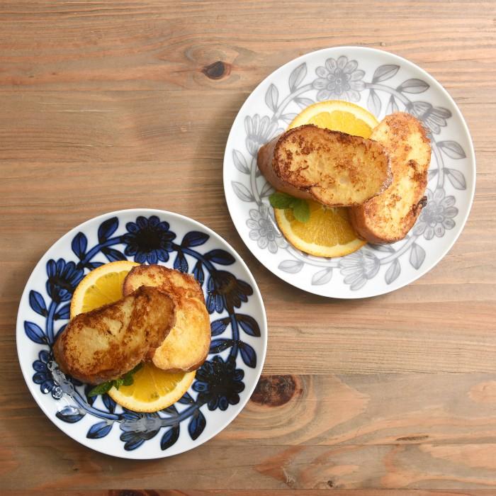 和食器 おしゃれ波佐見焼 皿 西山 デイジー 18cm プレート nishiyama