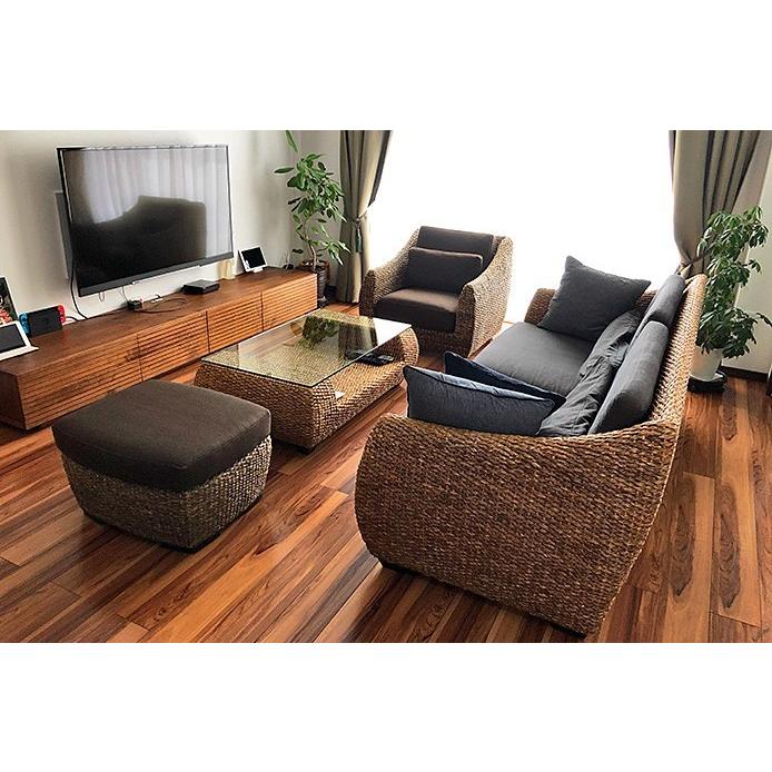 ローテーブル ソファ テーブル 高品質 ウォーターヒヤシンス アジアン