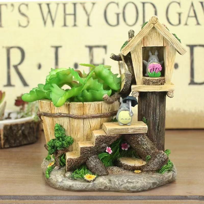 鉢 植木鉢 ポリ製 多肉植物 新品未開封品 かざりもの寄せ植え かわいい