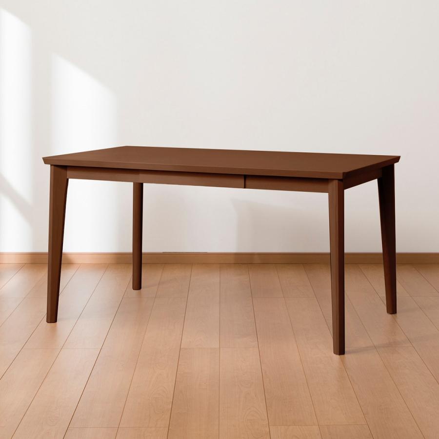 ニトリ（NITORI） 幅135cm ダイニングテーブル(ロレイン5H 135 MBR2