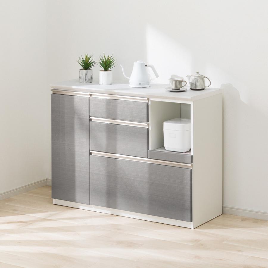 ニトリ（NITORI） キッチンカウンター(アルミナ3 120CT SI) ニトリ期間