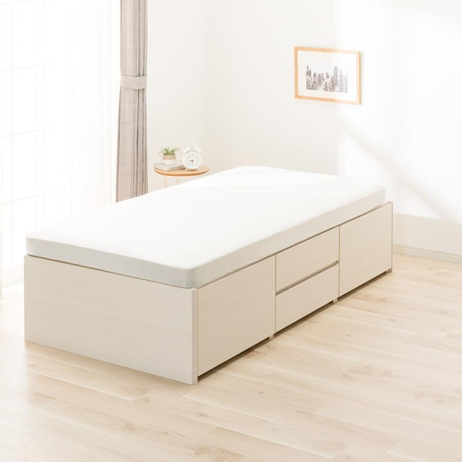 ニトリ（NITORI） すのこシングルチェストベッドフレーム(N-ジオHL WW