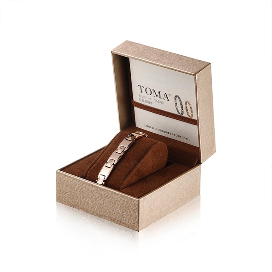 TOMA3F（ピンクゴールド）管理医療機器認証 磁気ブレスレット