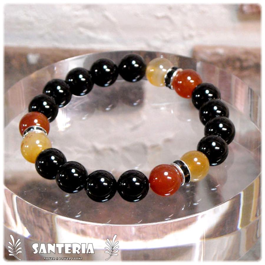 カーネリアン ブラックオニキス オリジナルブレス メンズ おすすめ