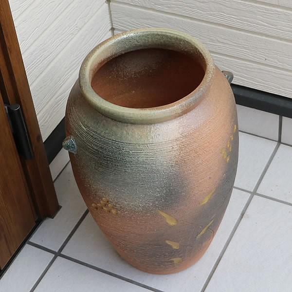 傘立て 陶器 おしゃれ 信楽焼 かさたて 和風 傘入れ モダン 玄関 新築