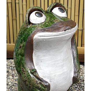 信楽焼 蛙 置物 かえる 陶器 縁起物 かわいい カエル おしゃれ ギフト
