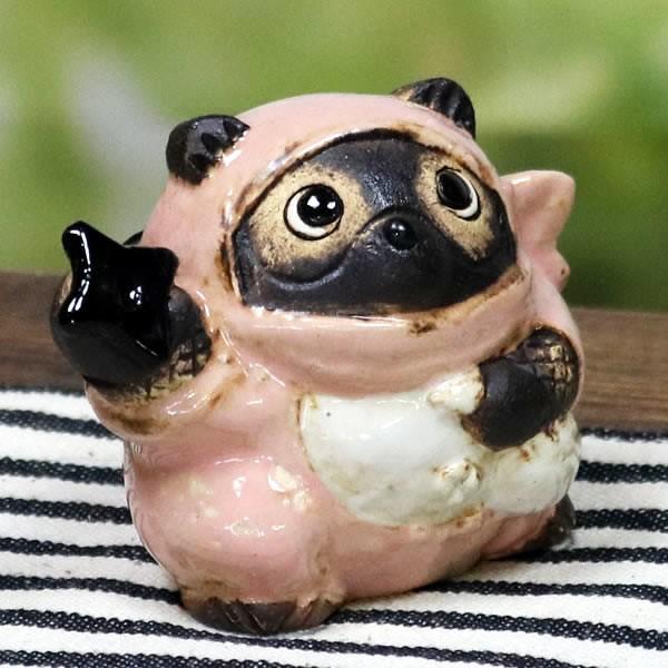 信楽焼 狸 陶器 たぬき タヌキ 開運 厄除け 忍者 にんじゃ ニンジャ